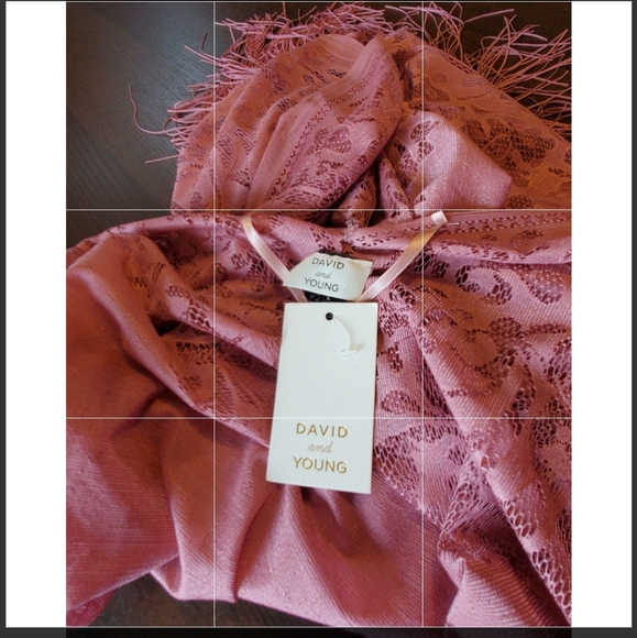 🍂🍁🍂David & Young fringe shawl-layer,year round, accessories, one size, boho. - Picture 6 of 13